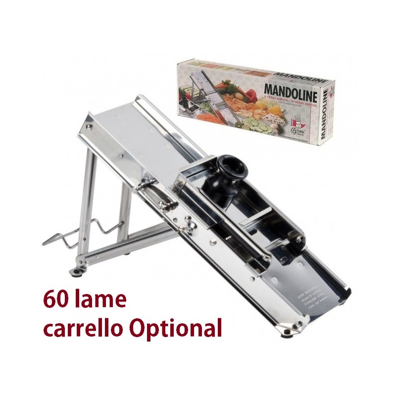 MANDOLINE INOX 60 LAME  - 3896001 | Novalberghiera
