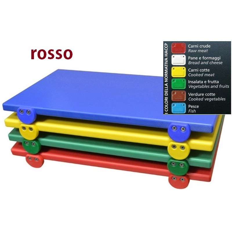 TAGLIERE C/F 50x30x2 rosso chiaro  - 3021051 | Novalberghiera