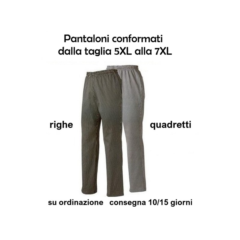 PANTALONI CUOCO CONFORMATI  - 600999 | Novalberghiera