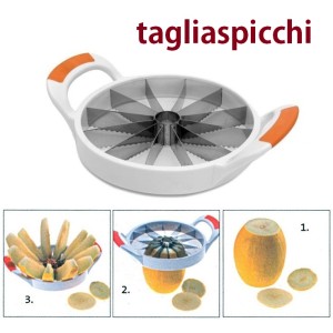 TAGLIAMELONE SPICCHI INOX