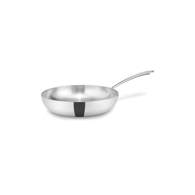 PADELLA ALTA INOX TRI.cm28x6,9h  - 5293128 | Novalberghiera