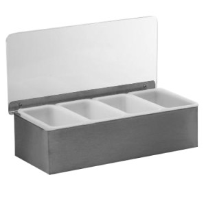 PORTASPEZIE INOX 4V.