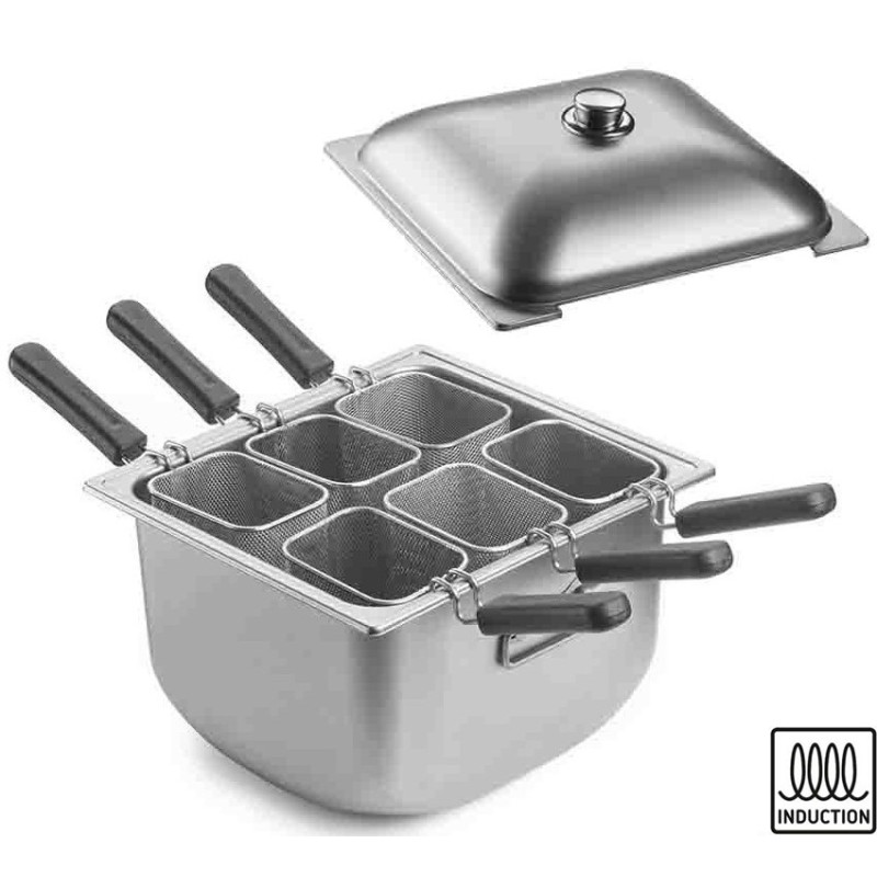 CUOCIPASTA INOX/IND.6 CESTI