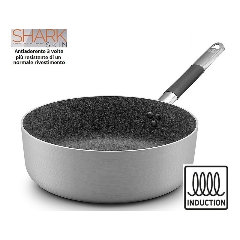CASSERUOLA 1M BASSA SHARK INDUZ.cm28  - 1686028 | Novalberghiera