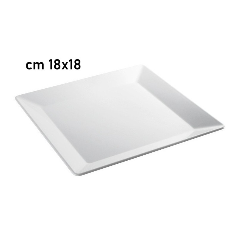 VASSOIO MELAMINA cm 18x18  - 5680018 | Novalberghiera
