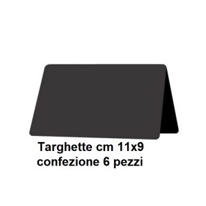 N.6 TARGHETTE 11x9  - 1582001 | Novalberghiera