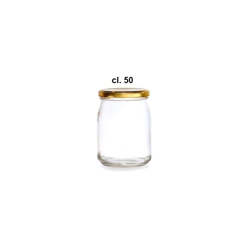 BARATTOLO VETRO C/COP.cl.50  - 1557005 | Novalberghiera