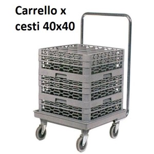 CARRELLO x CESTI LAVAGGIO 40  - 4330110 | Novalberghiera