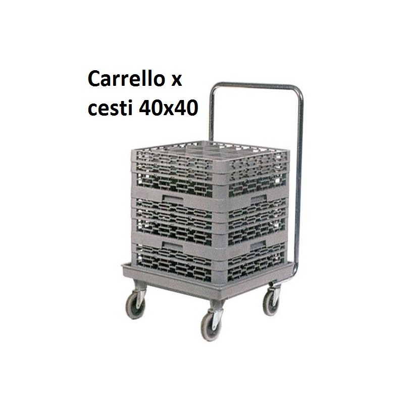 CARRELLO x CESTI LAVAGGIO 40  - 4330110 | Novalberghiera