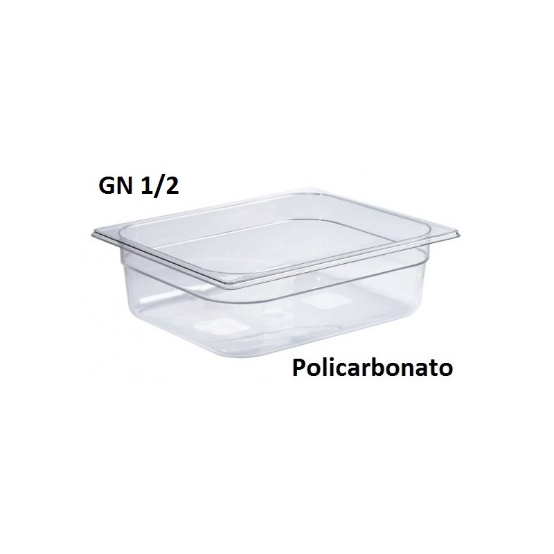 VASCA POLICARB. GN 1/2x15h  - 4611015 | Novalberghiera