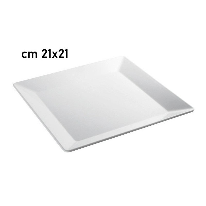 VASSOIO MELAMINA cm 21x21  - 5680021 | Novalberghiera