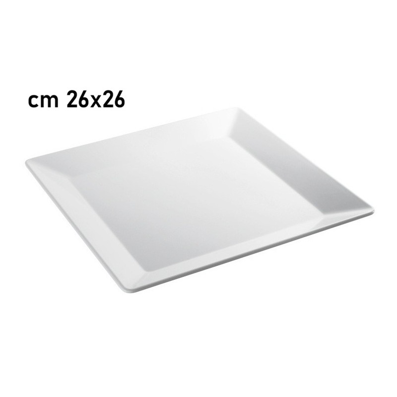 VASSOIO MELAMINA cm 26x26  - 5680026 | Novalberghiera