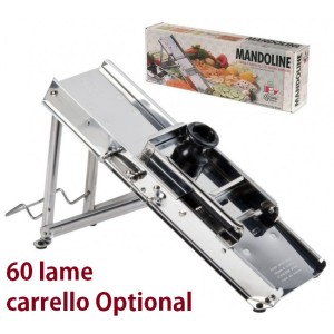 MANDOLINE INOX 60 LAME  - 3896001 | Novalberghiera