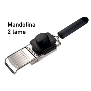 MANDOLINA INOX  2 LAME