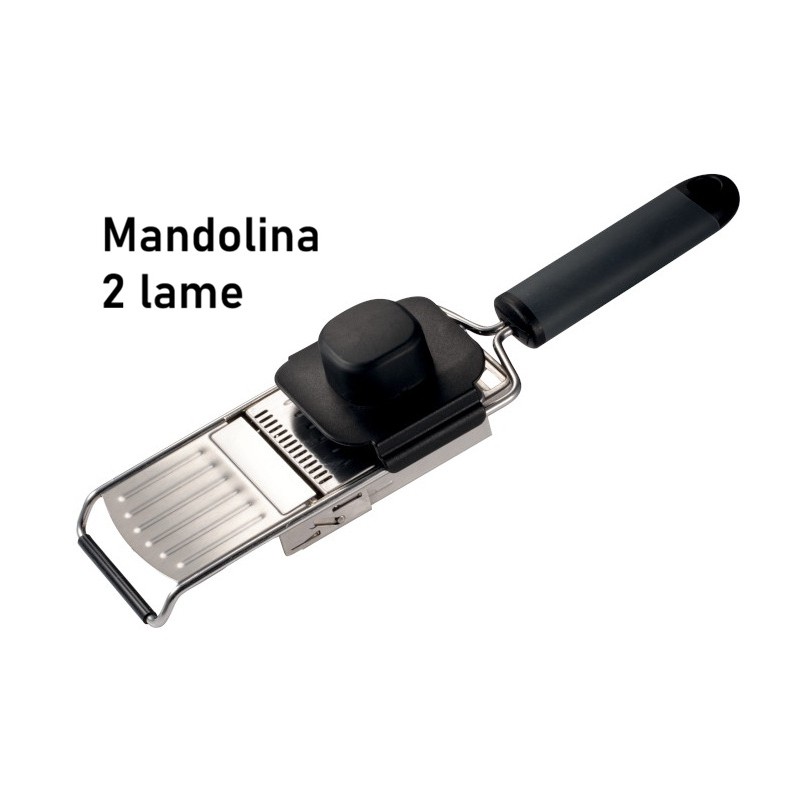 MANDOLINA INOX  2 LAME