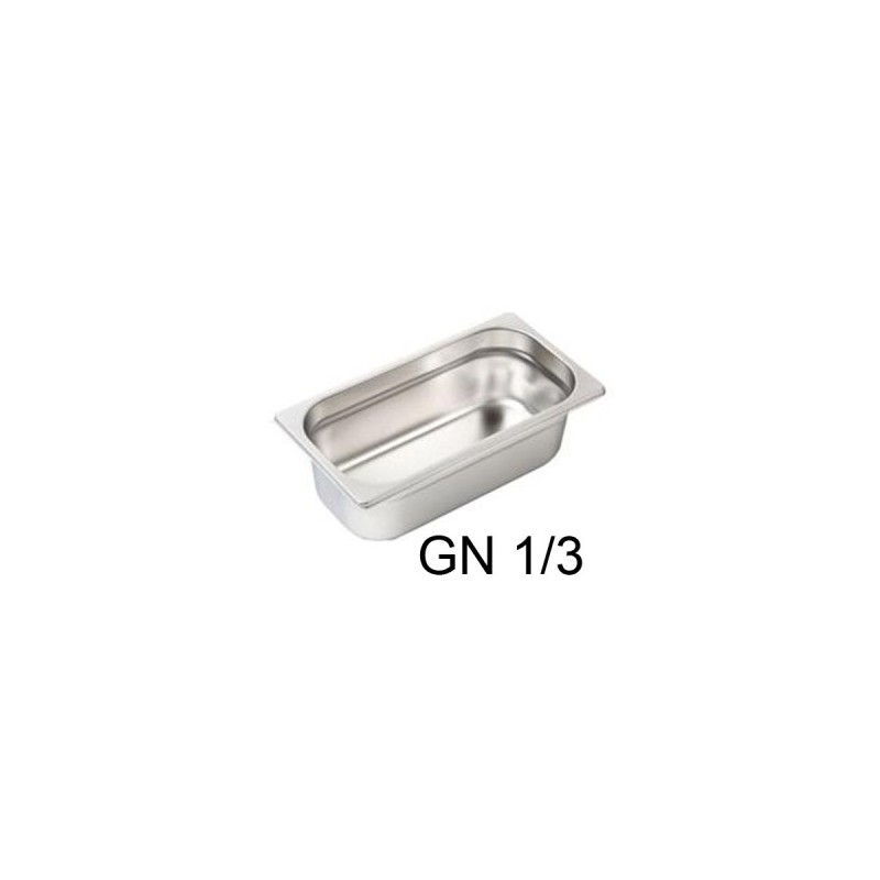 VASCA GN INOX 1/3 cm32,5x18x20h  - 3084020 | Novalberghiera