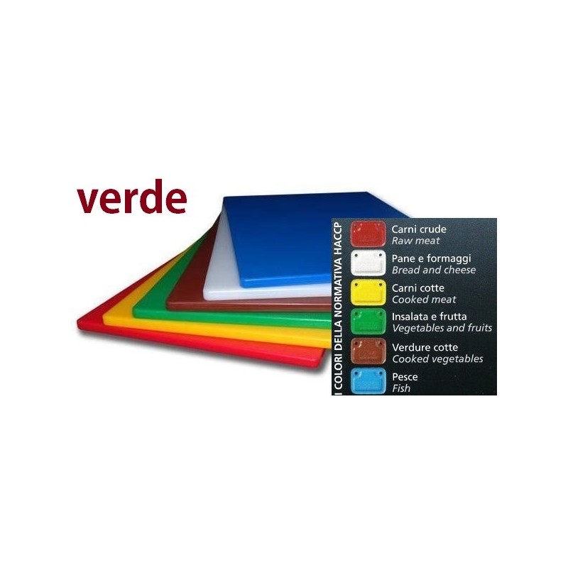 TAGLIERE GN verde  53x32,5x2  - 4779553 | Novalberghiera