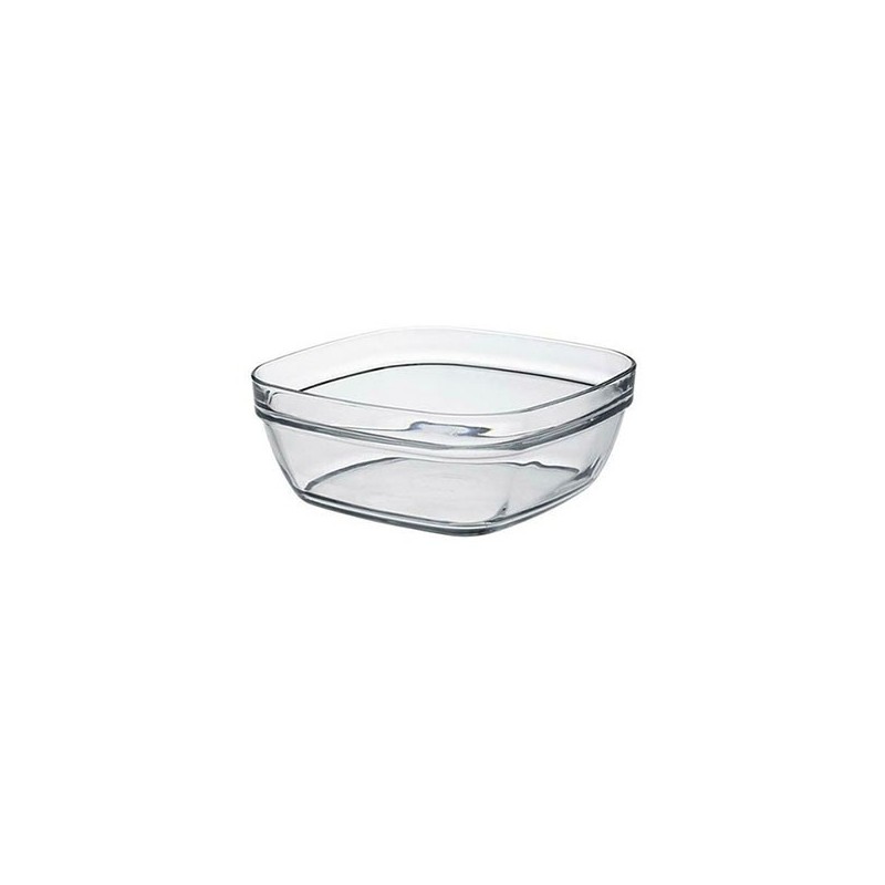 COPPA QUADRA VETRO cm 11x11  - 2571011 | Novalberghiera