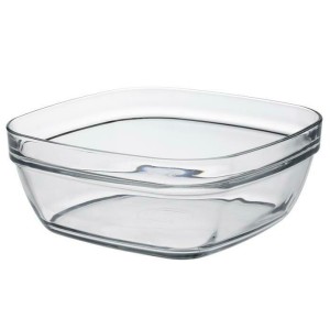 COPPA QUADRA VETRO cm 23x23  - 2571023 | Novalberghiera