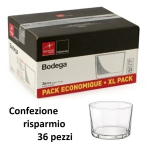 CONFEZIONE N.36 BICCHIERI BORMIOLI  BODEGA cl.22