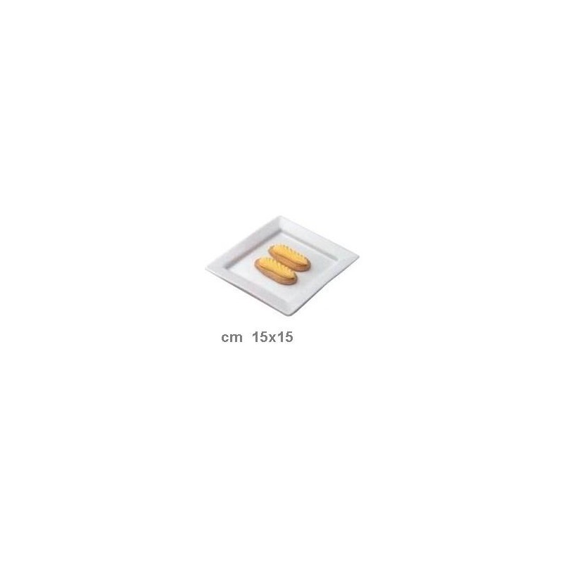 **PIATTO QUADRO PARTY 15x15  - 4754015 | Novalberghiera