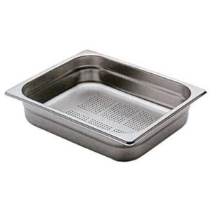 VASCA INOX FORATA GN 1/2x2h  - 3091002 | Novalberghiera
