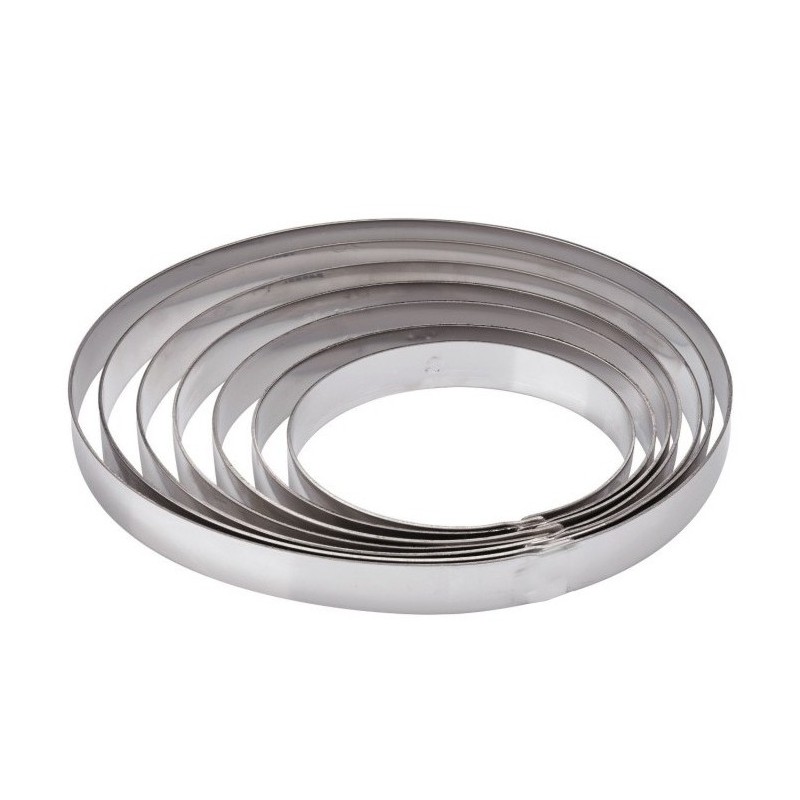 CERCHIO INOX Øcm10x2h  - 990110 | Novalberghiera