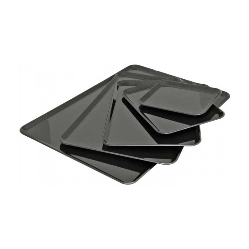 VASSOIO POLIPR.NERO cm 28x19  - 1476028 | Novalberghiera