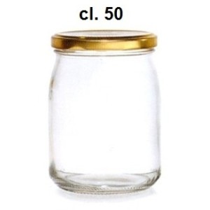 BARATTOLO VETRO C/COP.cl.50  - 1557005 | Novalberghiera