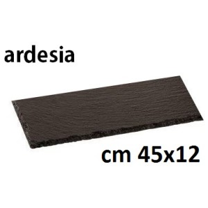 PIATTO ARDESIA cm 45x12  - 3008001 | Novalberghiera