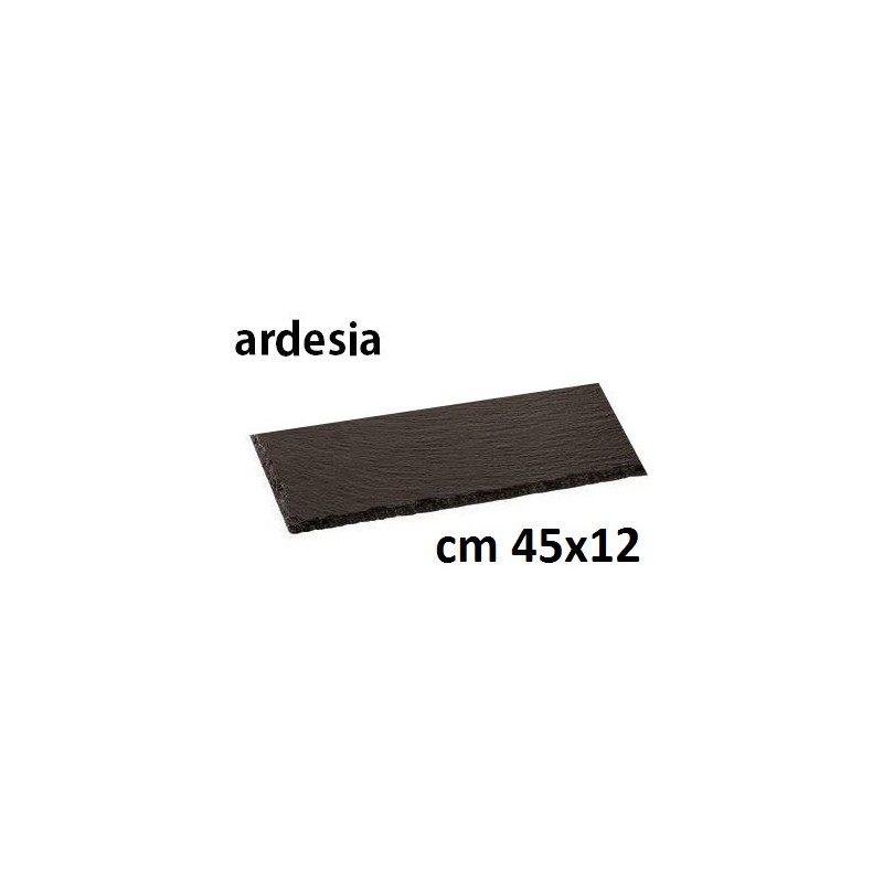 PIATTO ARDESIA cm 45x12  - 3008001 | Novalberghiera