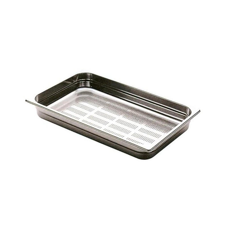 VASCA GN INOX FORATA GN 1/1x10h  - 3089010 | Novalberghiera