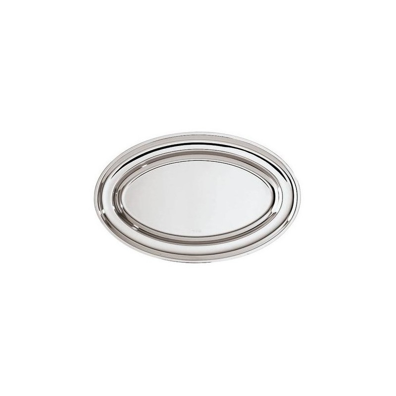 OVALE INOX cm 50x35  - 4551050 | Novalberghiera