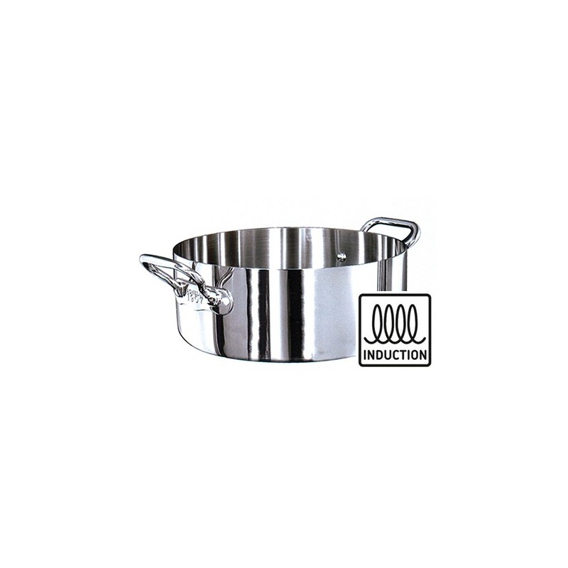 CASS.2M BASSA INOX TR.cm20x8h  - 5291020 | Novalberghiera