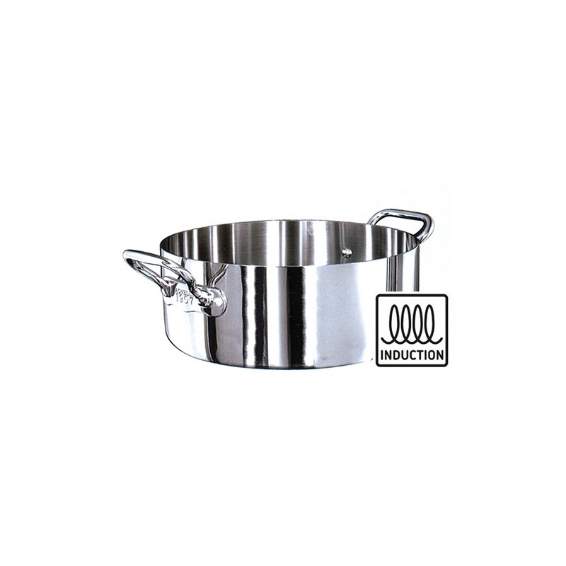 CASS.2M BASSA INOX TR.cm24x9,9h  - 5291024 | Novalberghiera