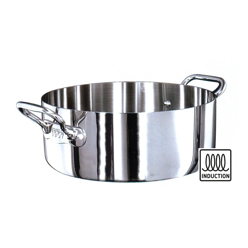 CASS.2M BASSA INOX TR.cm36x13h  - 5291036 | Novalberghiera