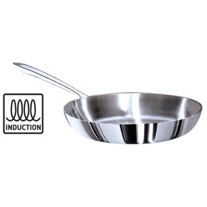 PADELLA INOX TRI.cm24x4,5h  - 5293024 | Novalberghiera