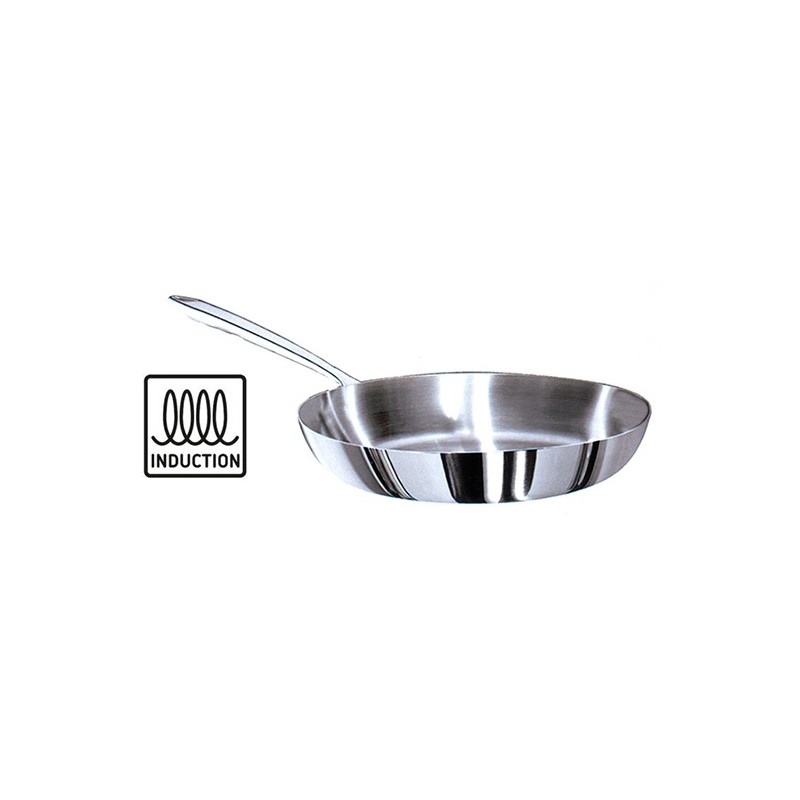 PADELLA INOX TRI.cm24x4,5h  - 5293024 | Novalberghiera