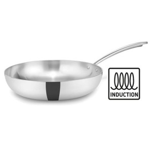 PADELLA ALTA INOX TRI.cm20x5,5h  - 5293120 | Novalberghiera
