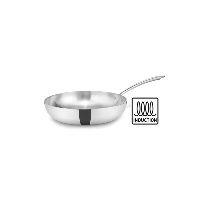 PADELLA ALTA INOX TRI.cm20x5,5h  - 5293120 | Novalberghiera