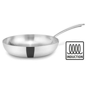 PADELLA ALTA INOX TRI.cm24x6,9h  - 5293124 | Novalberghiera