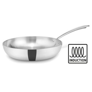 PADELLA ALTA INOX TRI.cm32x7h  - 5293132 | Novalberghiera