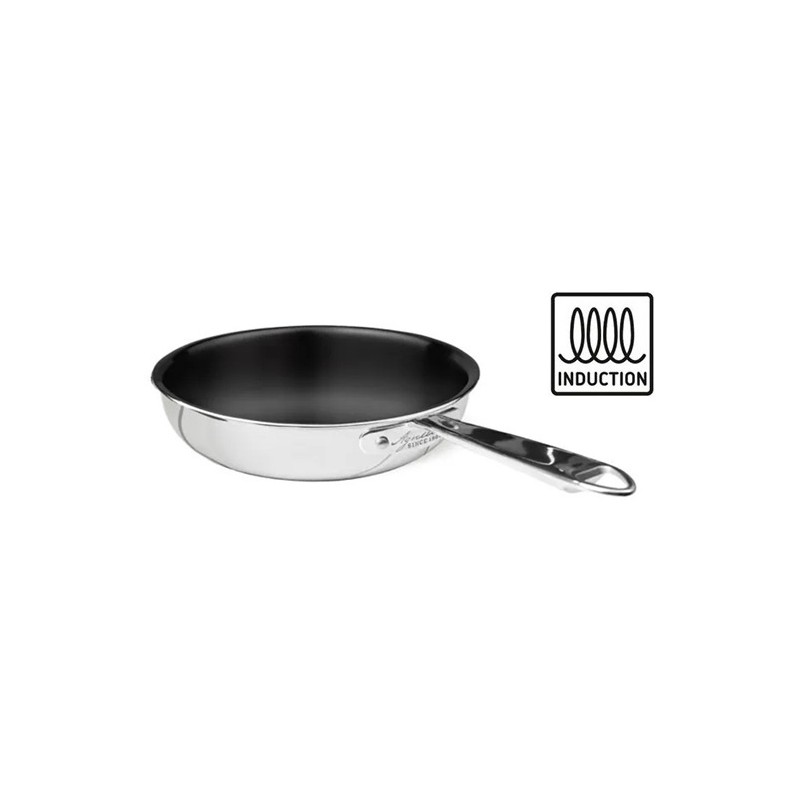 PADELLA INOX ALTA+ANTIAD.cm24x6,3h  - 5316024 | Novalberghiera