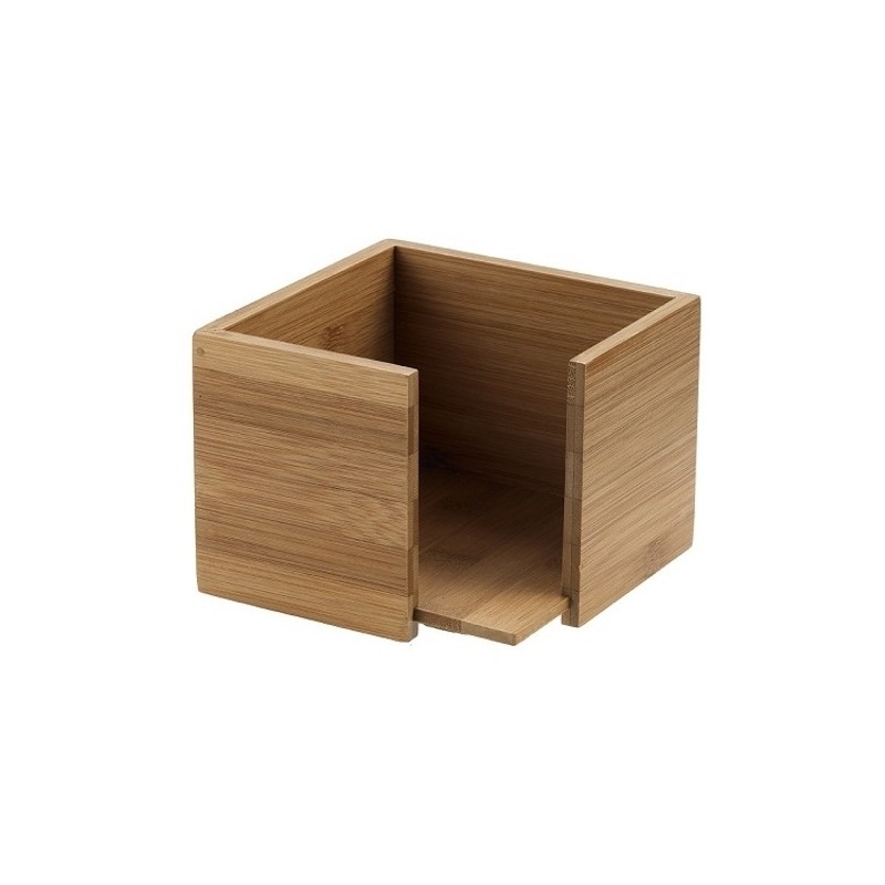 PORTATOVAGLIOLI legno cm.14x14x10h