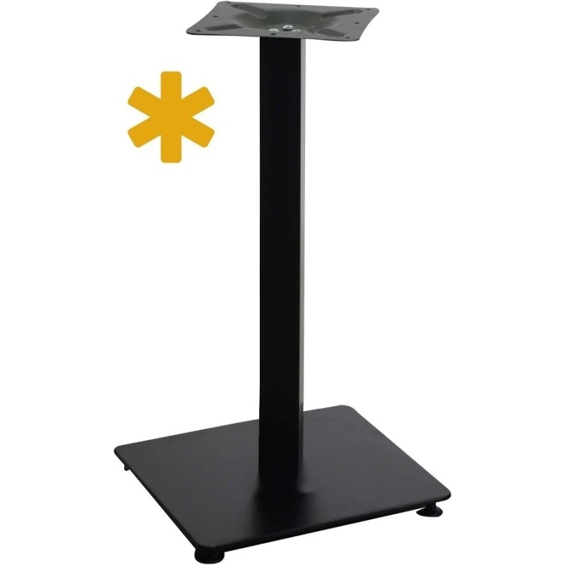 BASE TAVOLO GHISA Nera FUSTO 6x6  - 4810000 | Novalberghiera