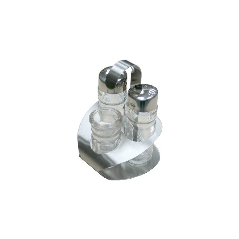 SALINO INOX 3 PZ. AMALFI  - 4898003 | Novalberghiera