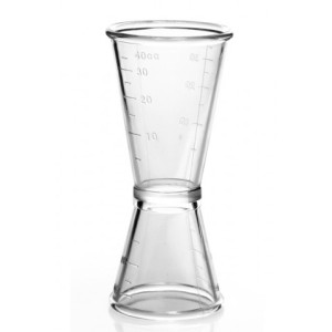 JIGGER IN PLASTICA 20-40ml.  - 385000 | Novalberghiera