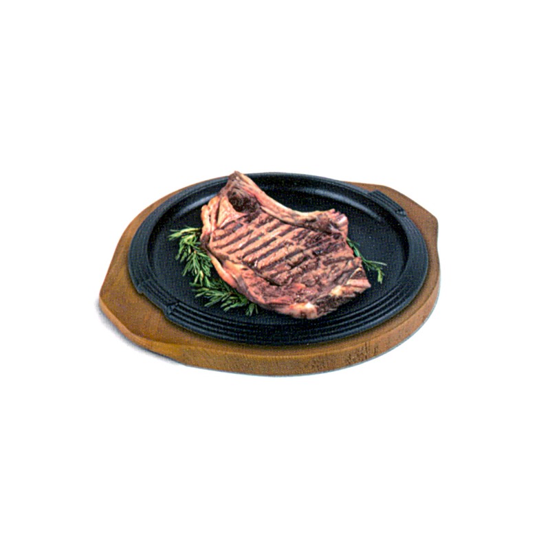 PIASTRA GHISA+LEGNO cm 25  - 1412025 | Novalberghiera