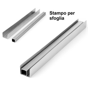 KIT 2 Pz. STAMPO SFOGLIA mm380x33  - 701002 | Novalberghiera