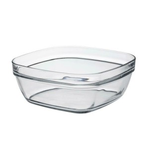 COPPA QUADRA VETRO cm 20x20  - 2571020 | Novalberghiera